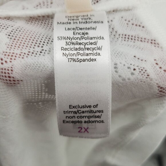 Adore Me Yoko T Shirt Lounge Set Women Size Plus 2X NWT Lace 2PC Set Intimates - Picture 9 of 10